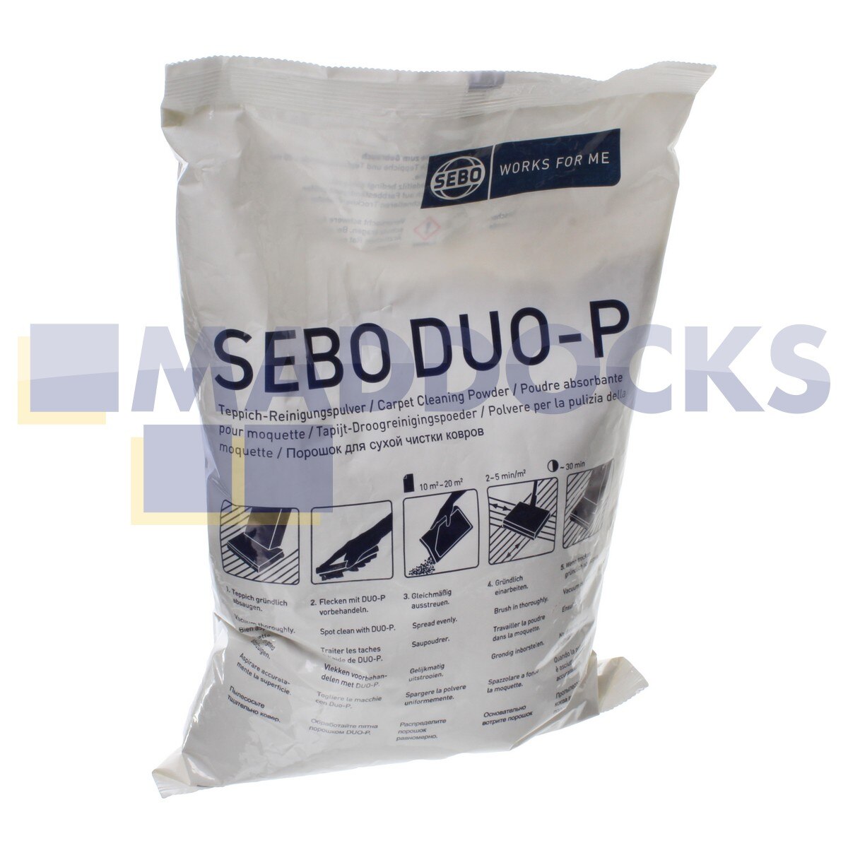 Genuine Original Sebo duoP Carpet Cleaning Powder Refill Sachet (500g